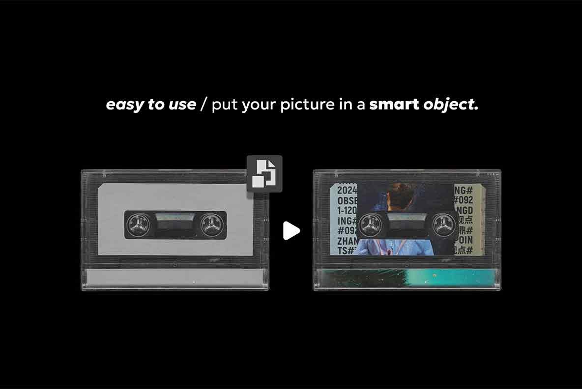 CASSETTE TAPE MOCKUP 5