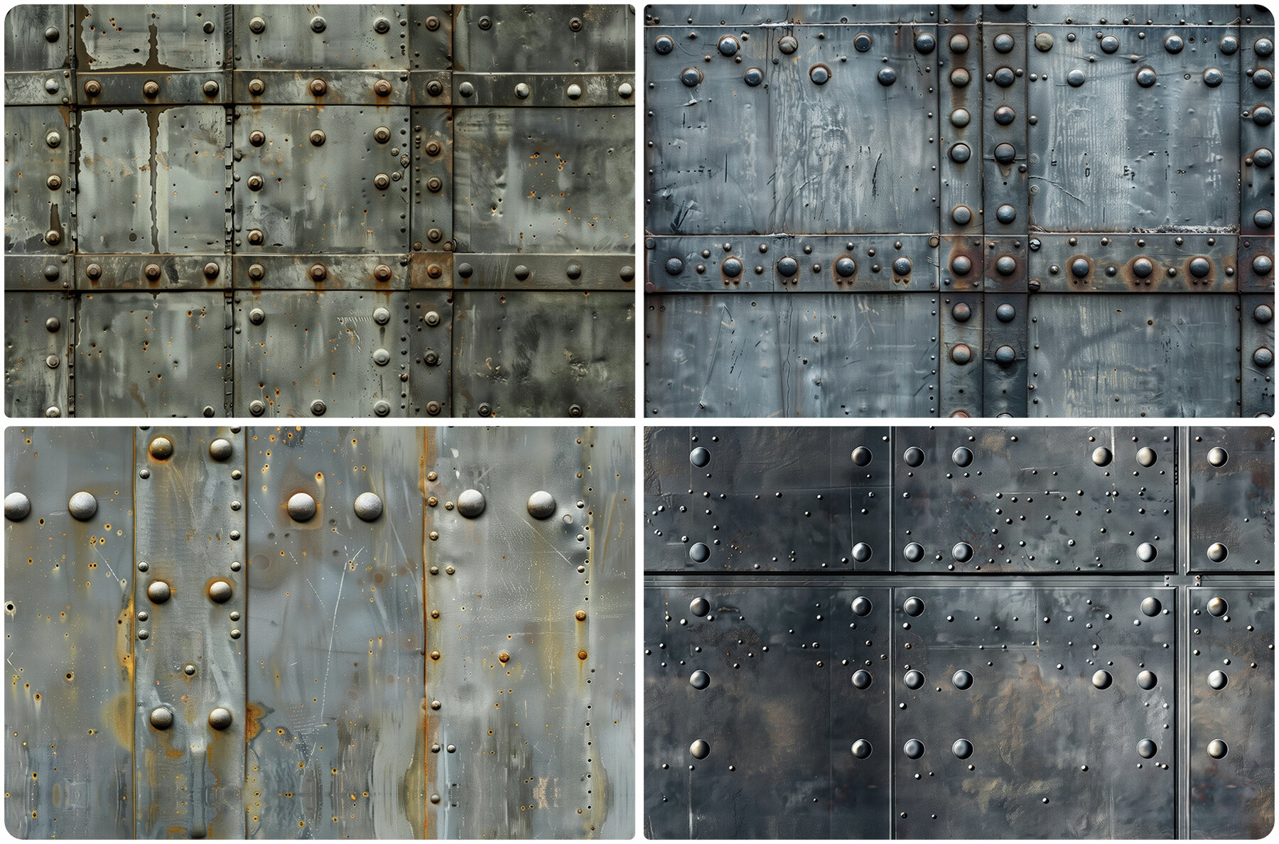 30 Iron Rivets Wall Texture Backgrounds 8