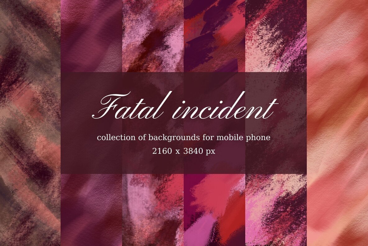 Picturesque pink and browns collection of vertical backgrounds 1