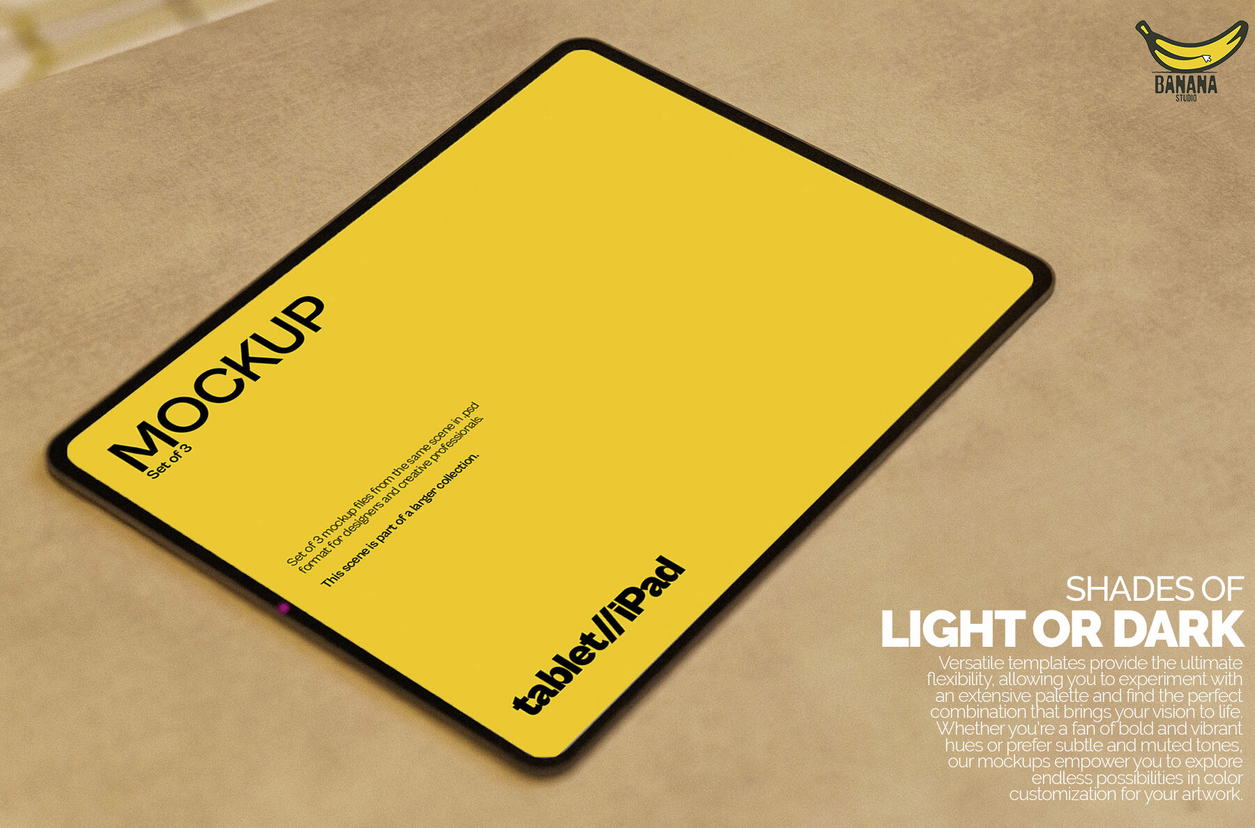 iPad Screen Mockup Bundle Placed on a Bed 4