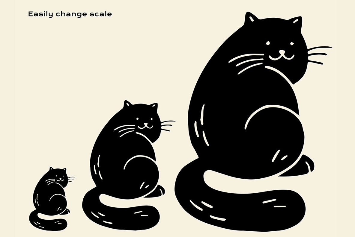 Cute Cats Clipart Bundle 3