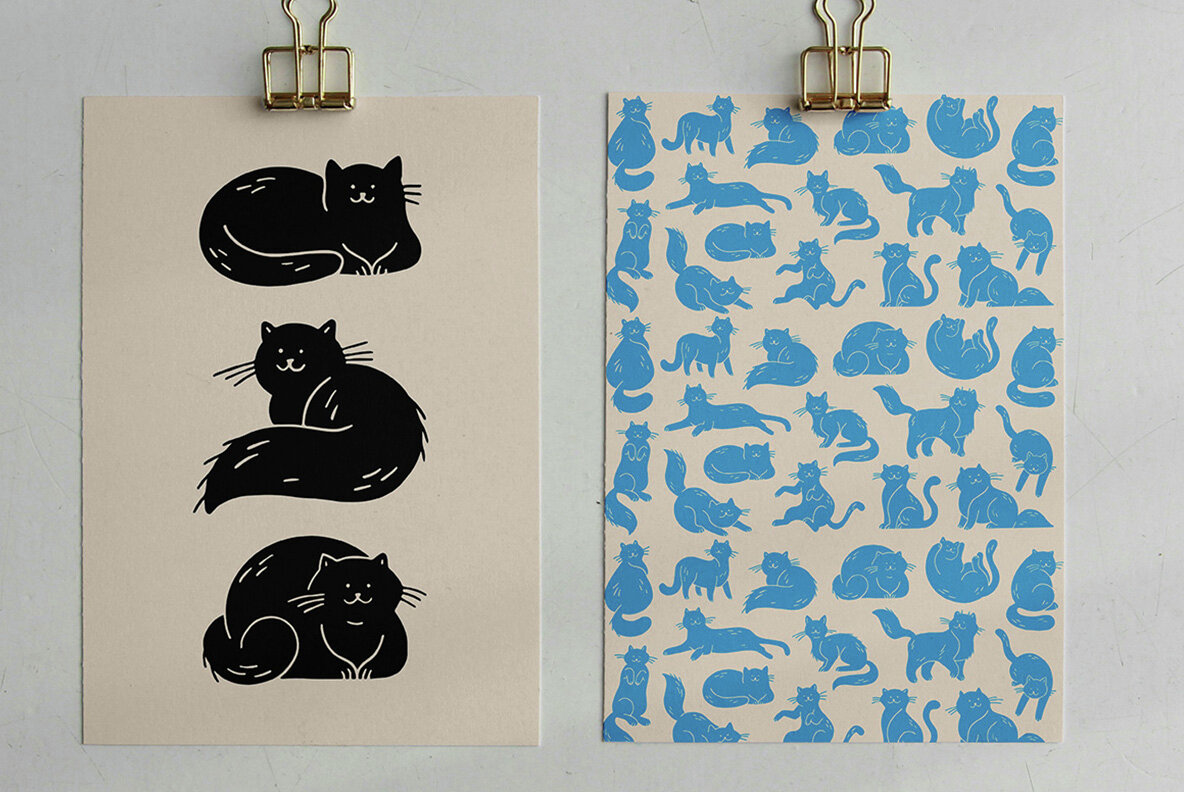 Cute Cats Clipart Bundle 5