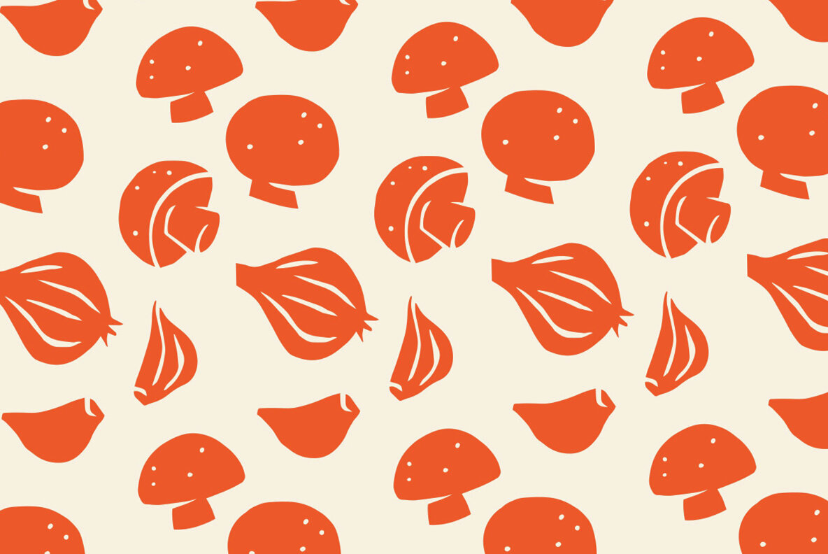 Linocut Cooking clipart bundle 3