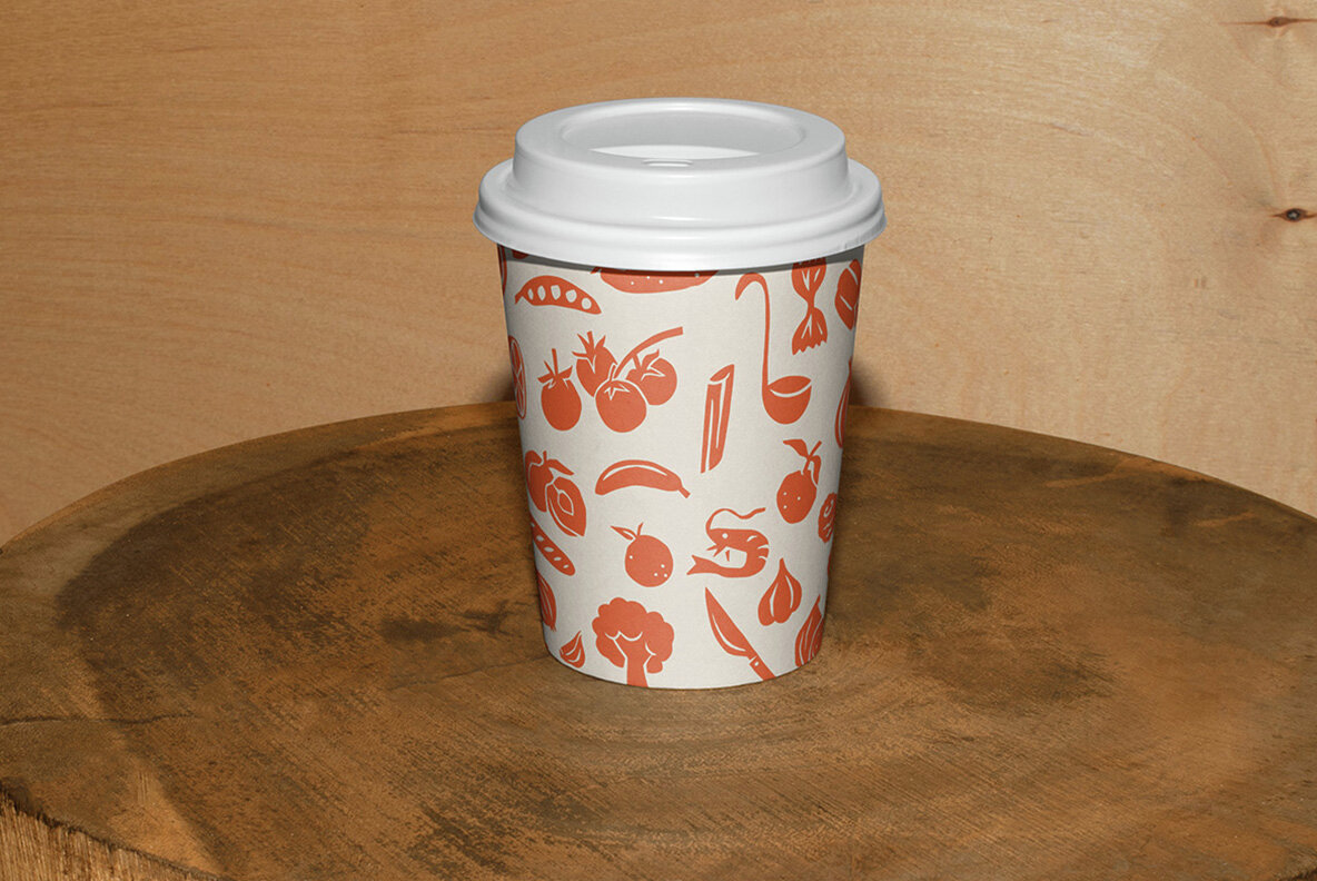 Linocut Cooking clipart bundle 7