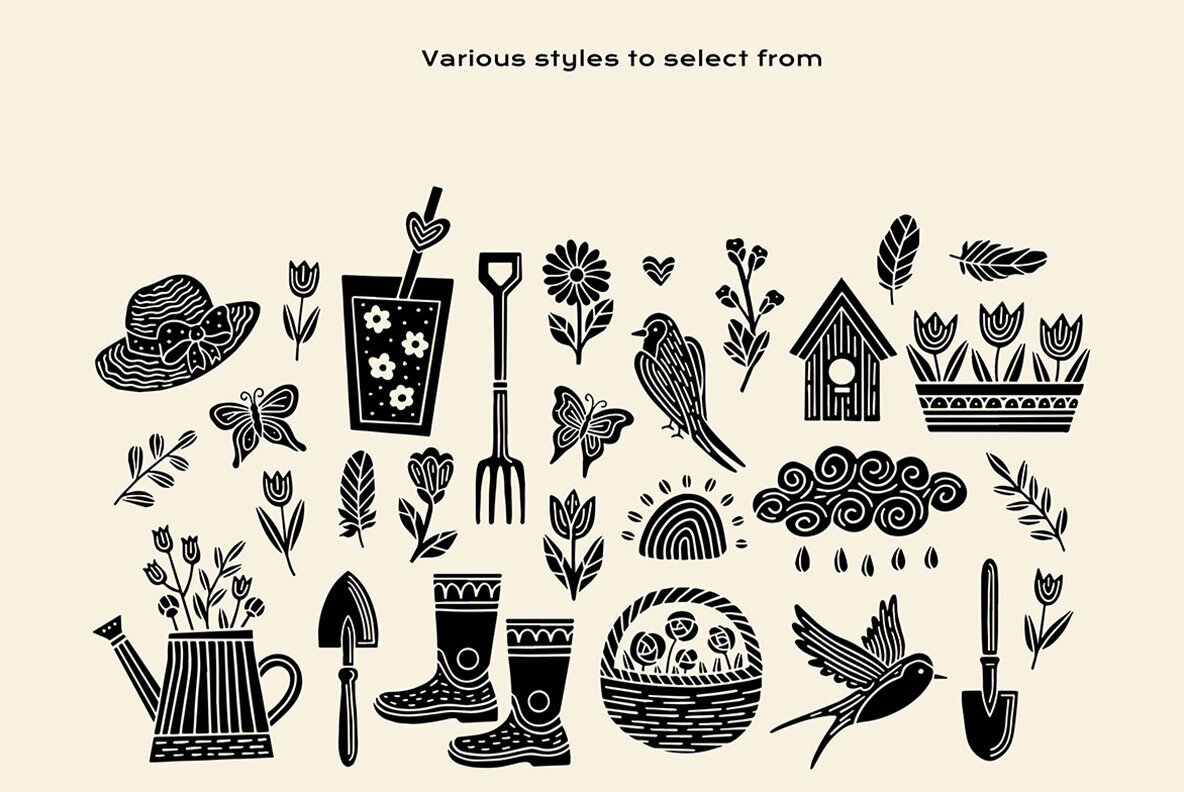 Spring Morning Clipart Bundle 2