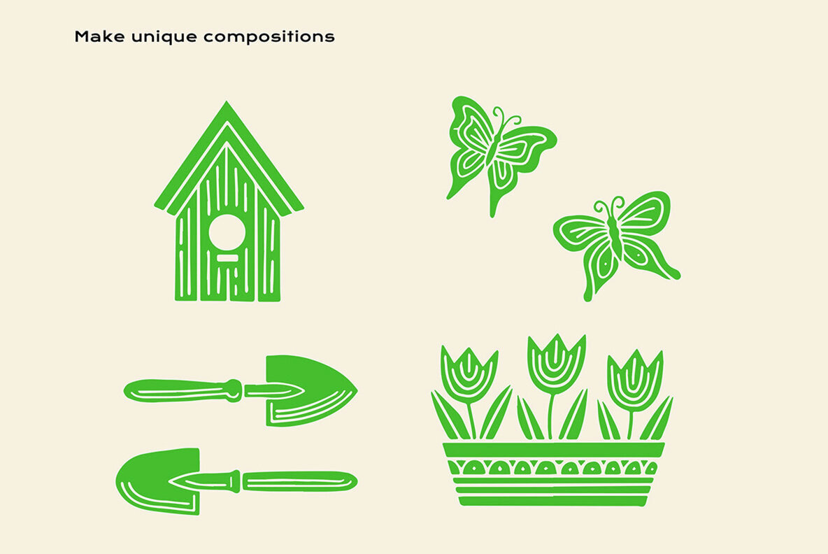 Spring Morning Clipart Bundle 3