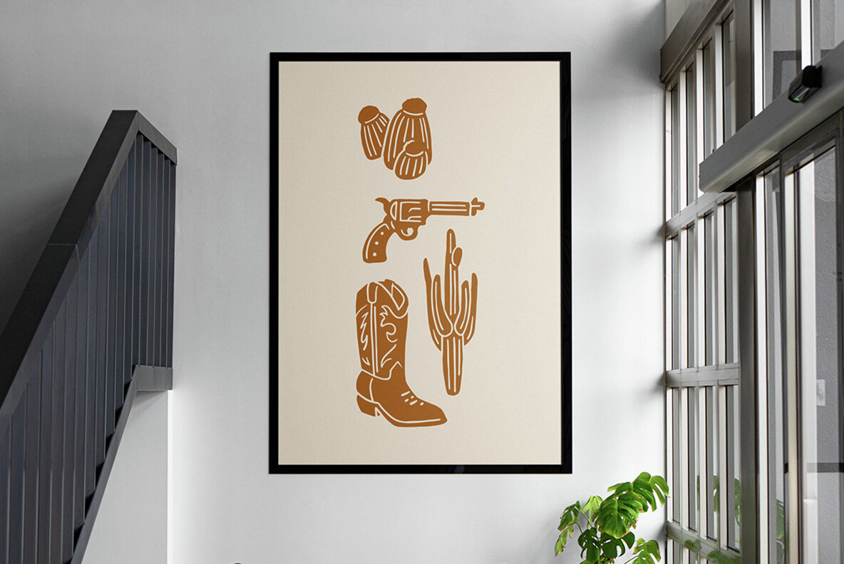 Western Vibes Clipart Bundle 8