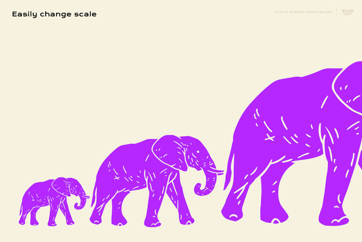 Linocut Animals Ultimate Bundle 4