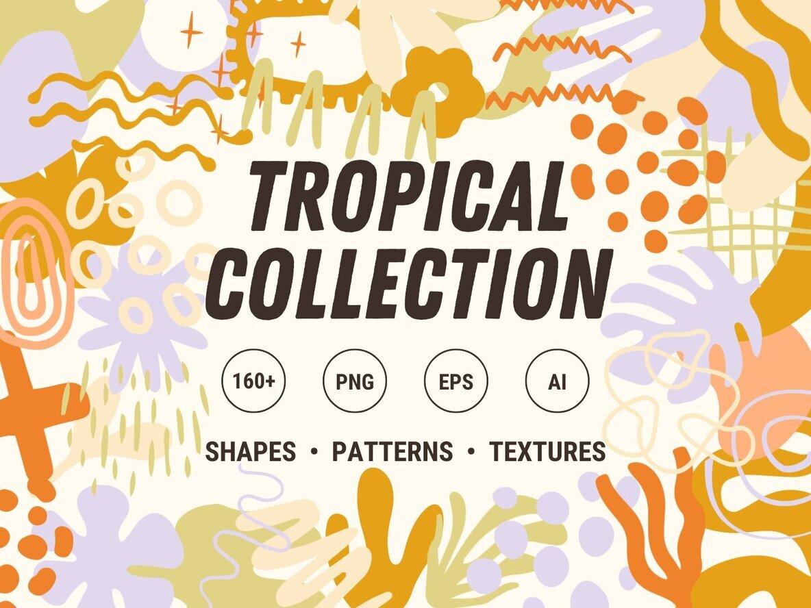 160 Abstract Shapes Collection Graphics 1