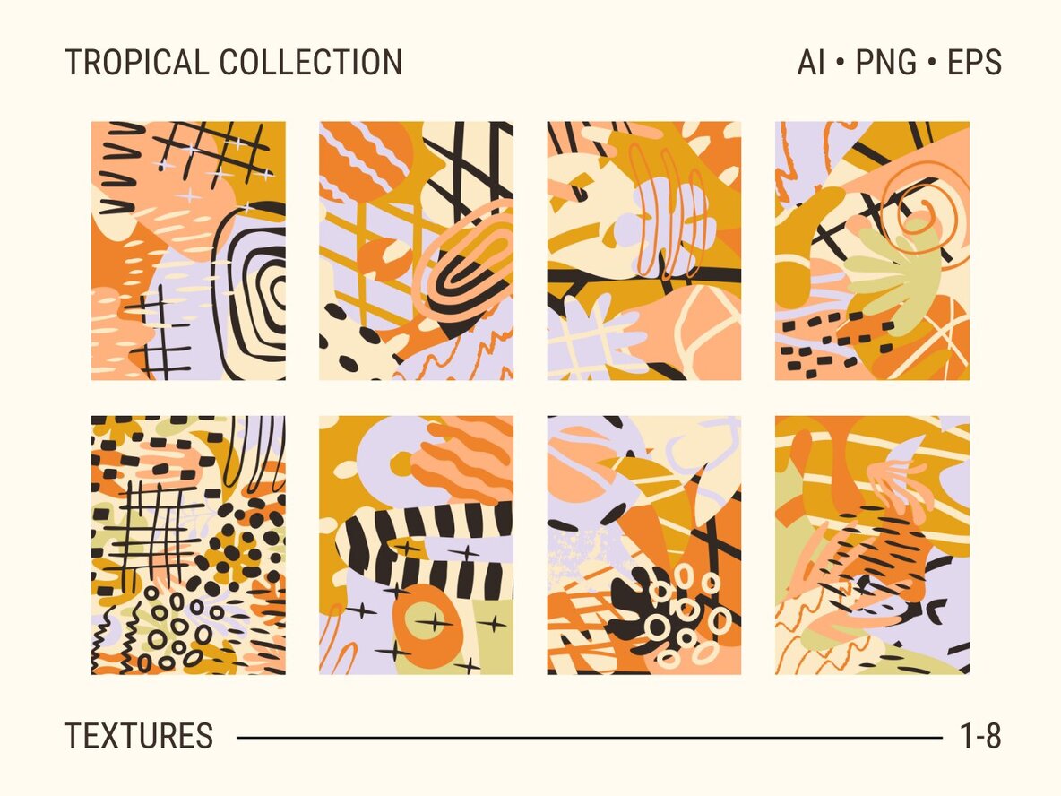 160 Abstract Shapes Collection Graphics 6