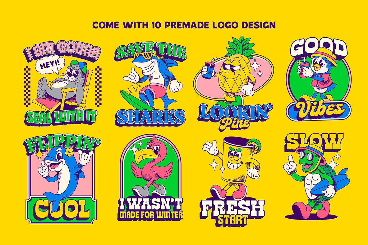 Summer Vacation Mascot 3