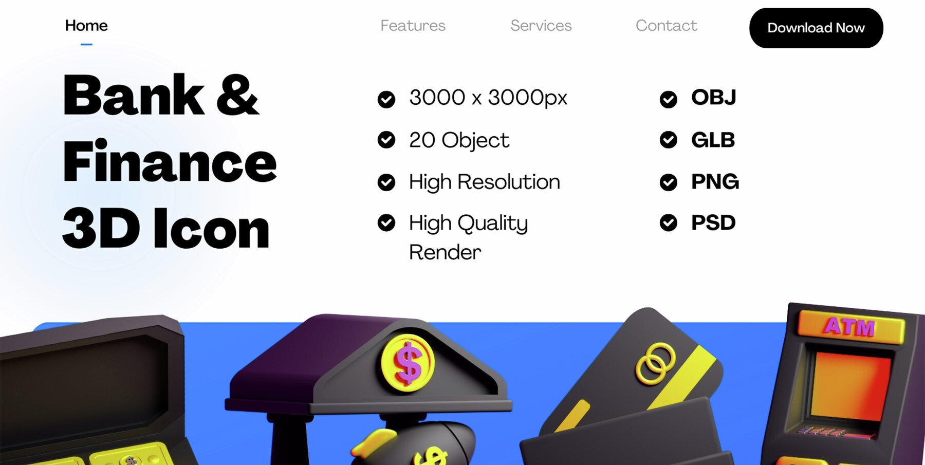 Bank and Finance 3d Icon 1