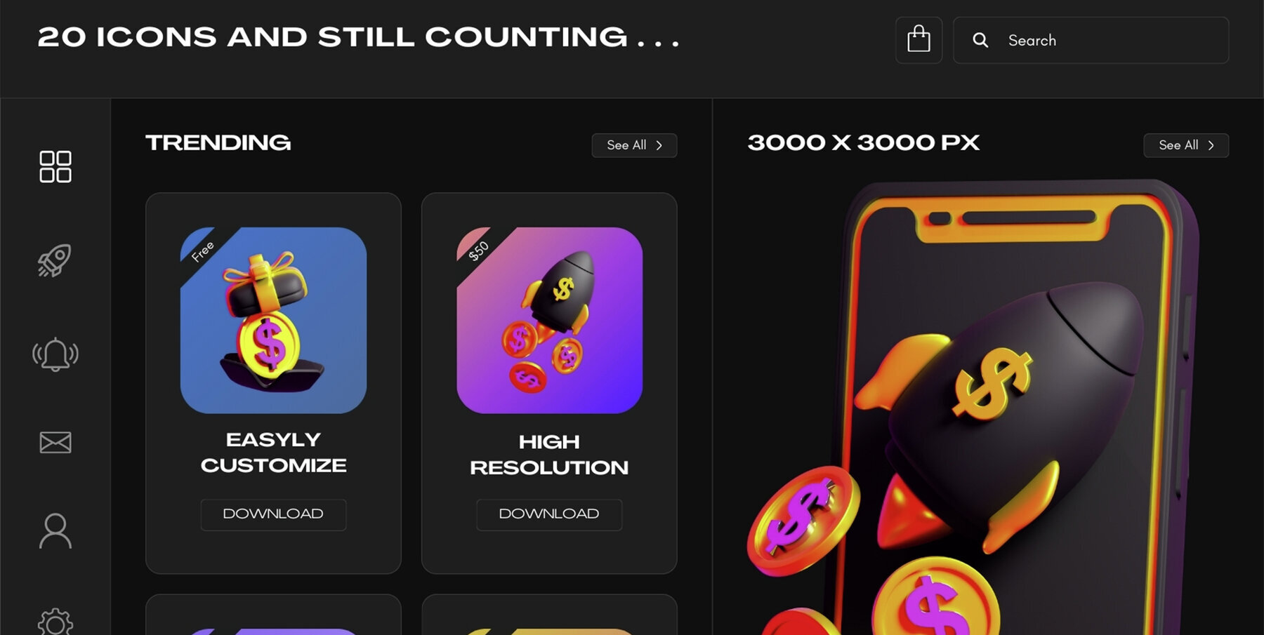 Bank and Finance 3d Icon 3