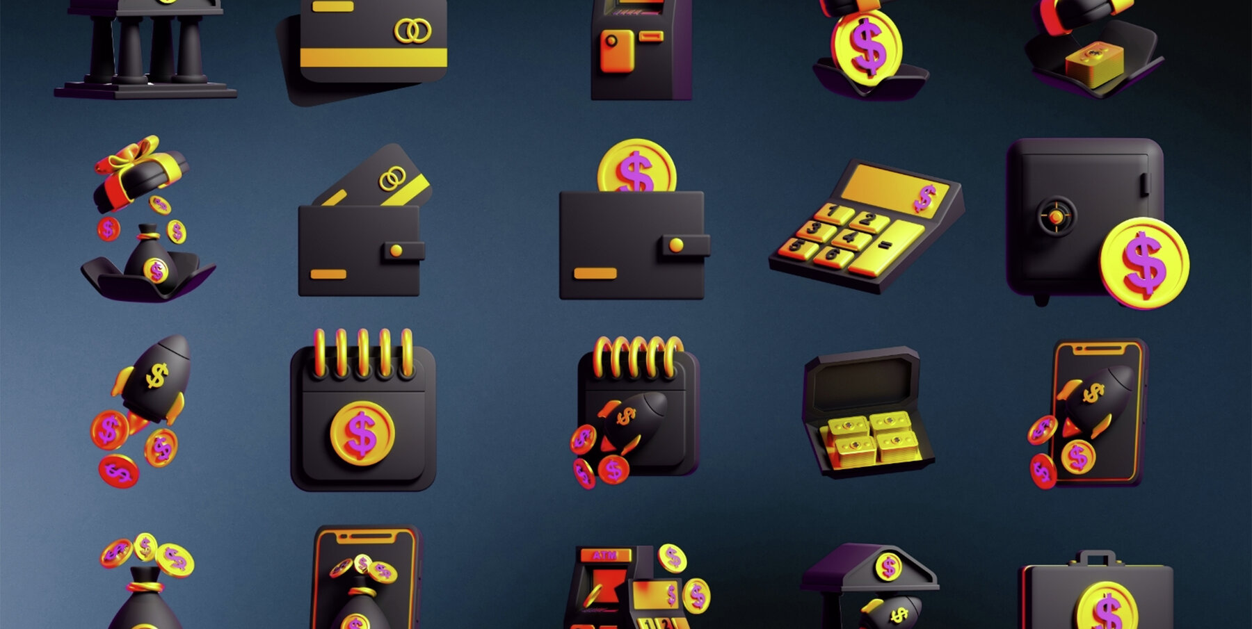 Bank and Finance 3d Icon 7