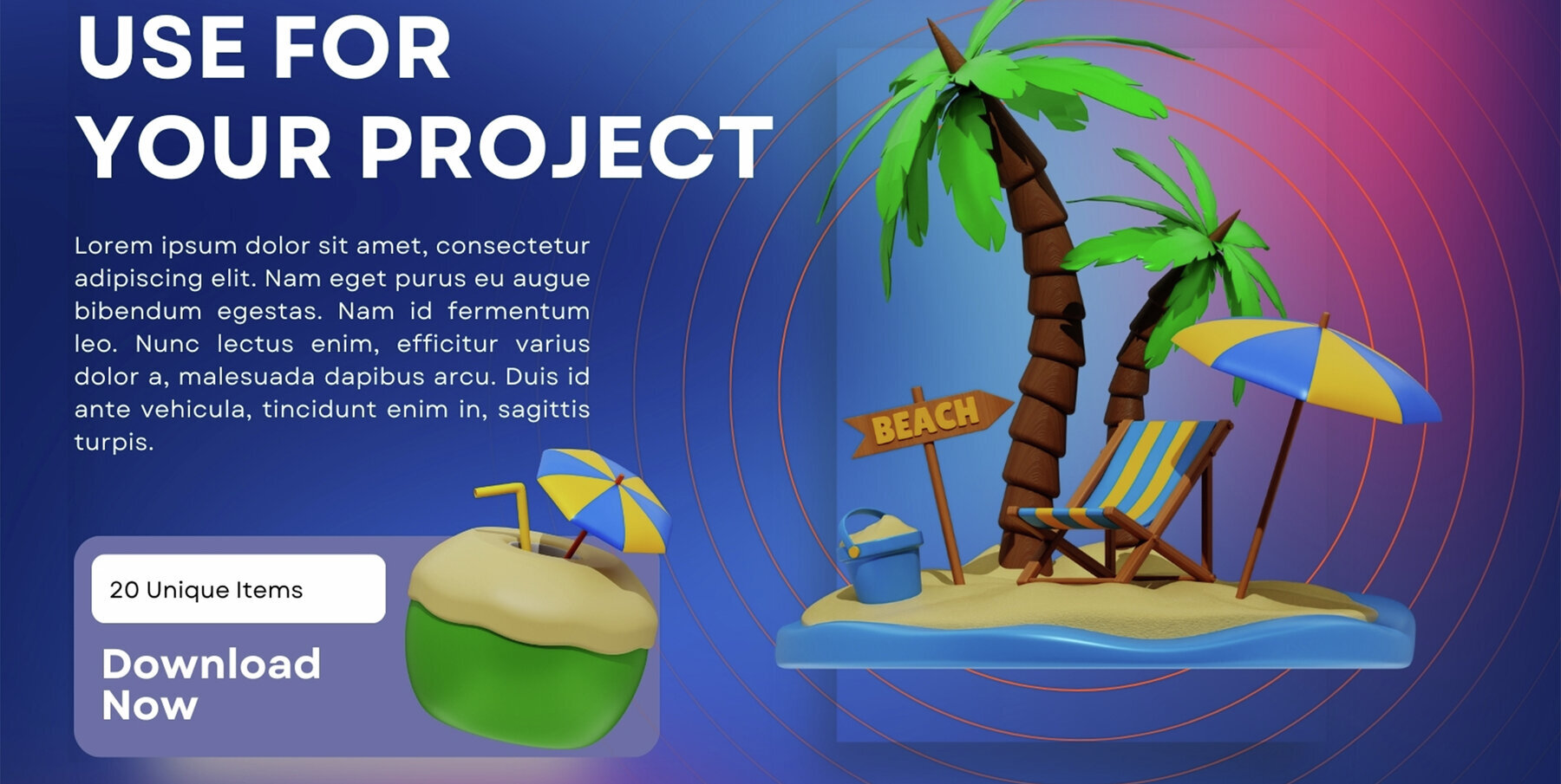 Summer 3d Illustration 2