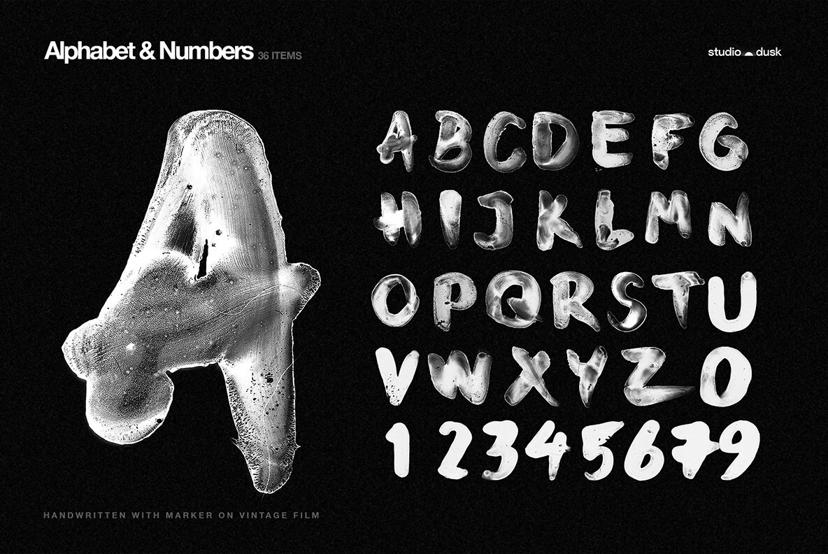 Gritty Kitty Grunge design kit 5