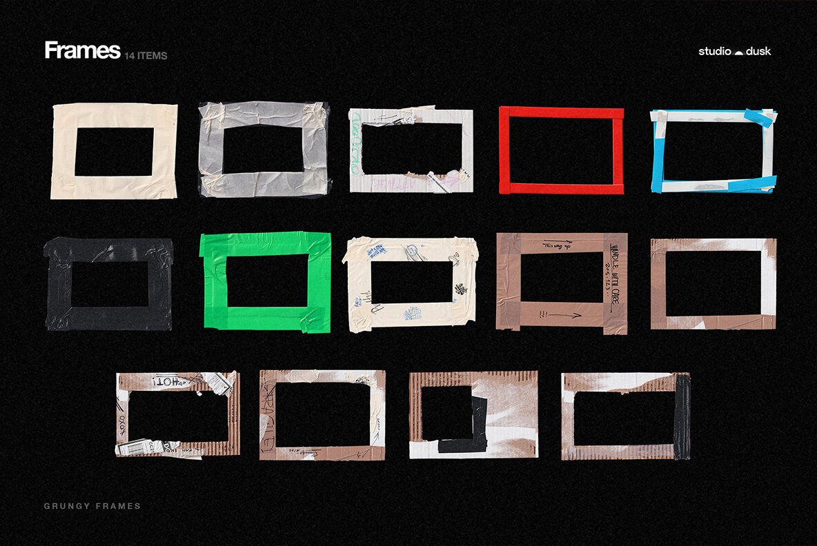 Gritty Kitty Grunge design kit 6