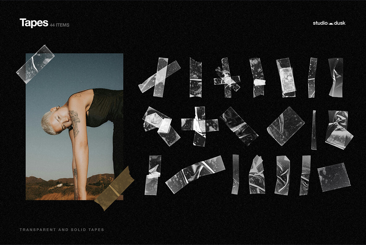 Gritty Kitty Grunge design kit 9