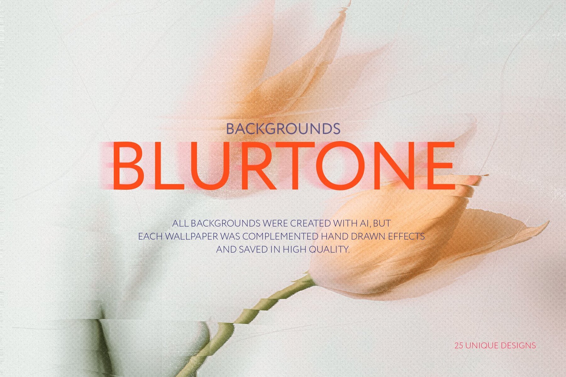 Floral BLURTONE Abstract Backgrounds 1