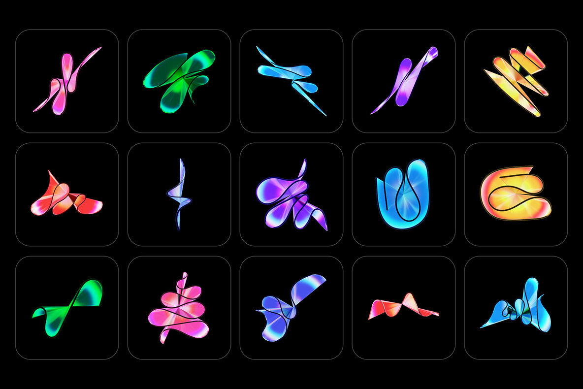 3D Rays illustrations 2