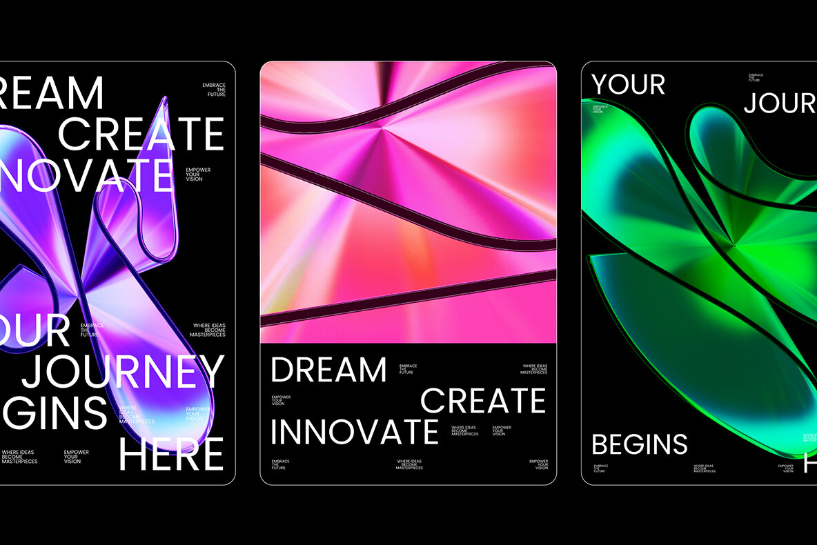 3D Rays illustrations 8