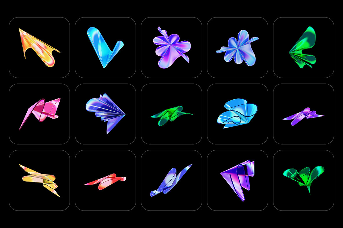 3D Rays illustrations 11