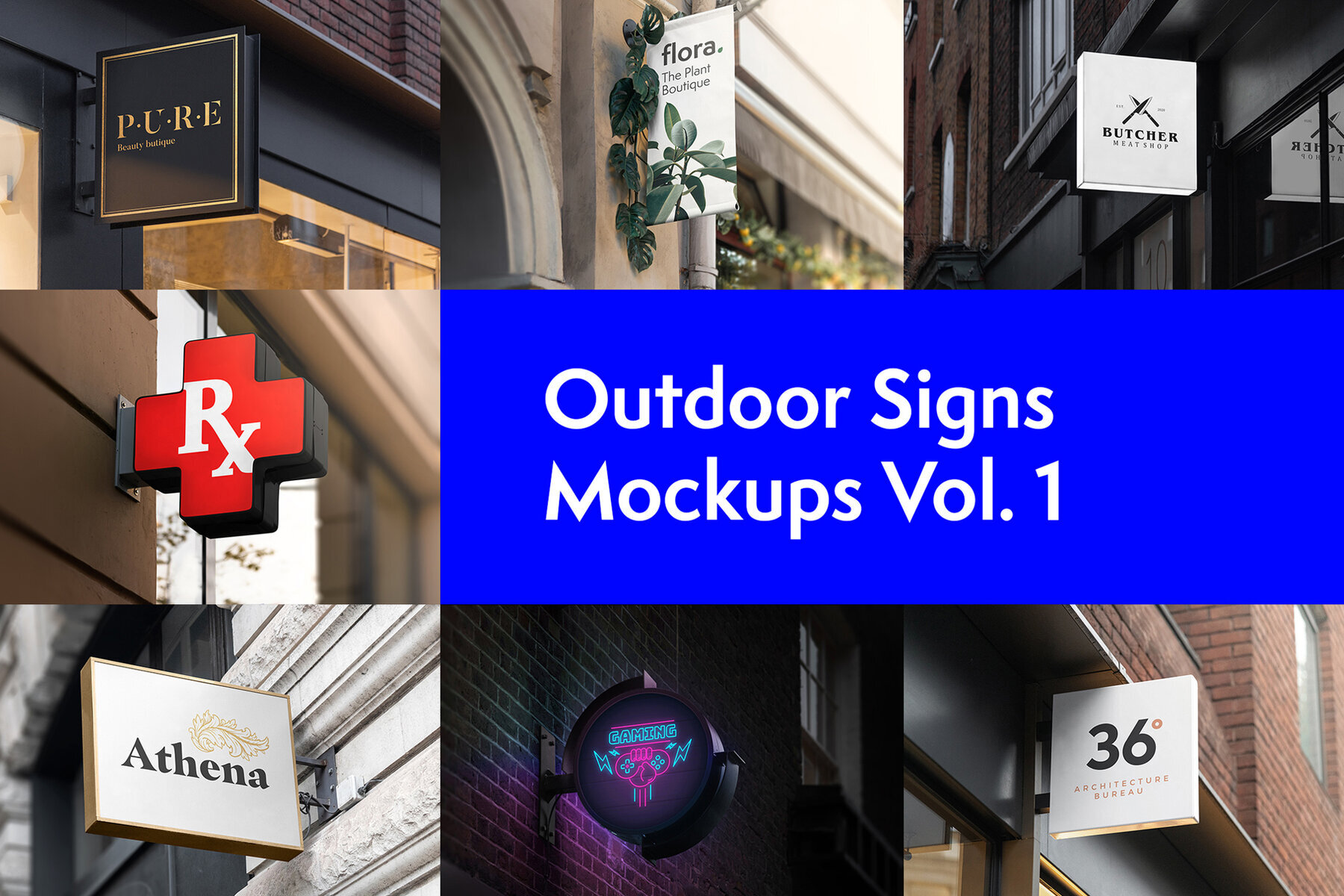Outdoor Signs Mockups Vol 1 1