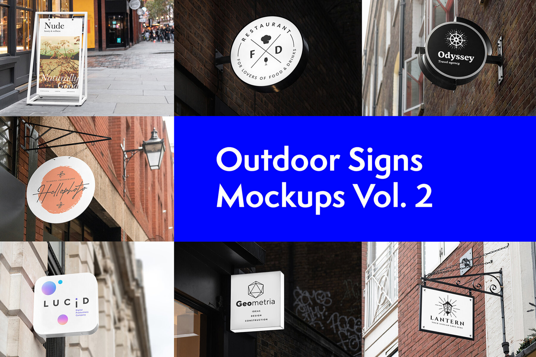 Outdoor Signs Mockups Vol 2 1