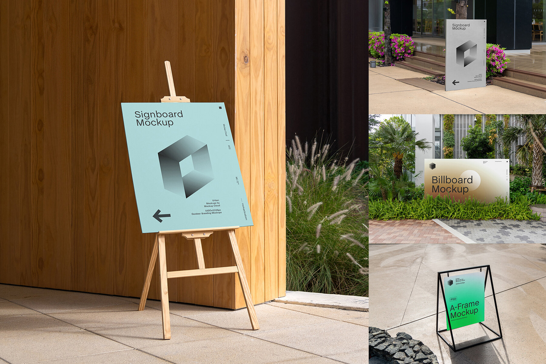 Signboard Advertising Mockups 1