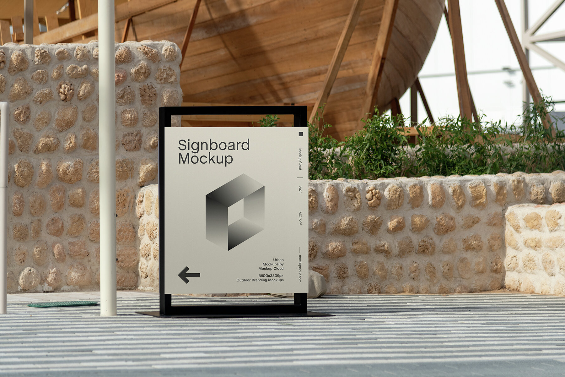 Signboard Advertising Mockups 5