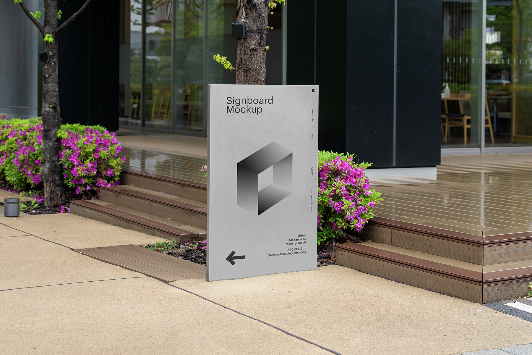 Signboard Advertising Mockups 6