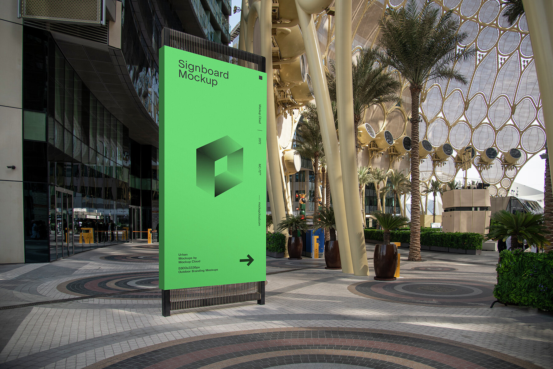 Signboard Advertising Mockups 9