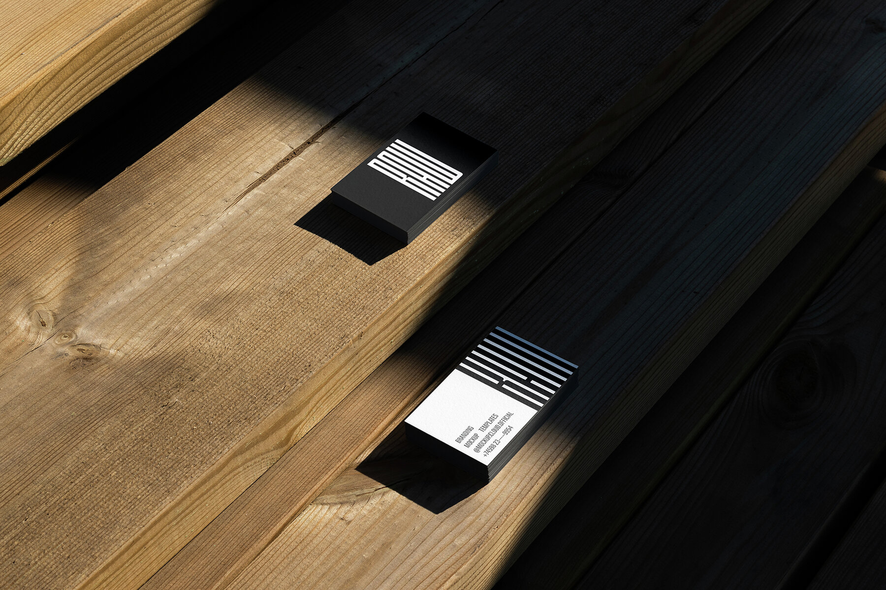 Business Cards Mockups Kit Raw Series 8