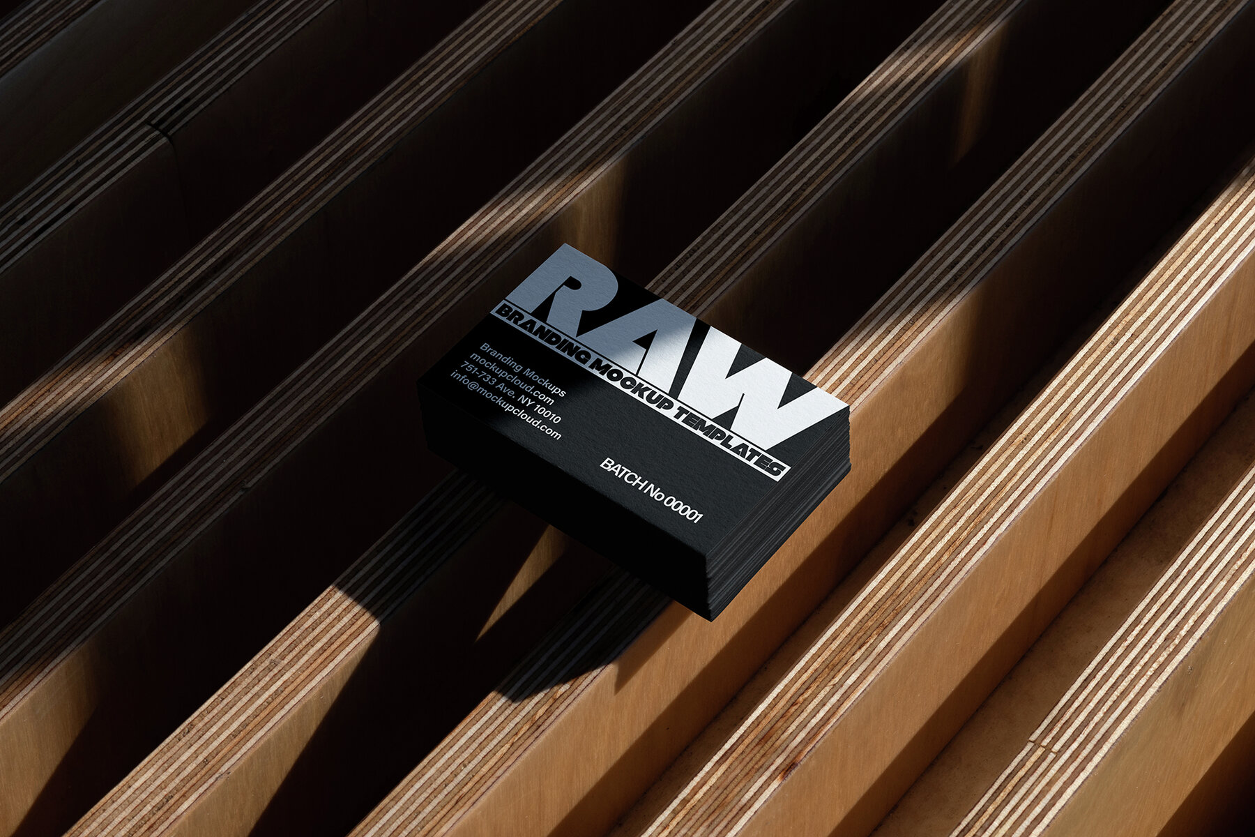 Business Cards Mockups Kit Raw Series 16