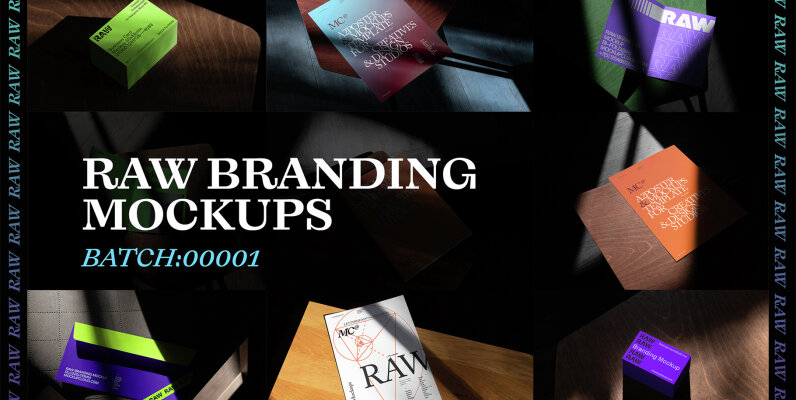 Branding Mockups RAW Series 1