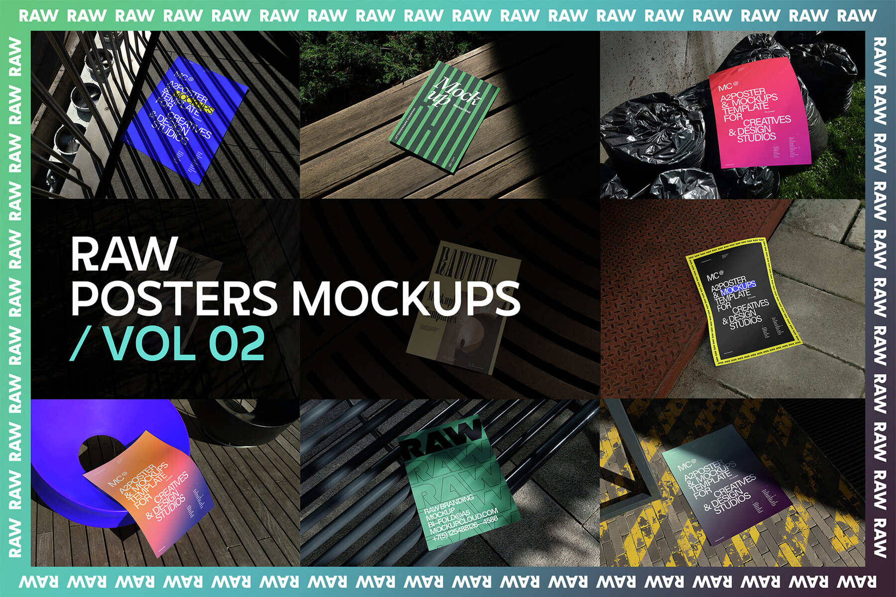 Posters Mockups RAW Series 2 1