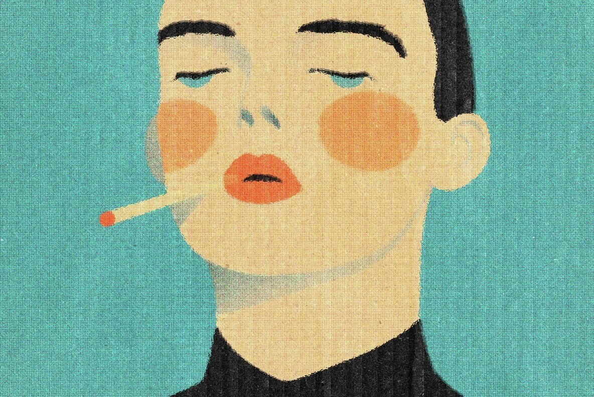 Matchbook Retro Printer Effect 2