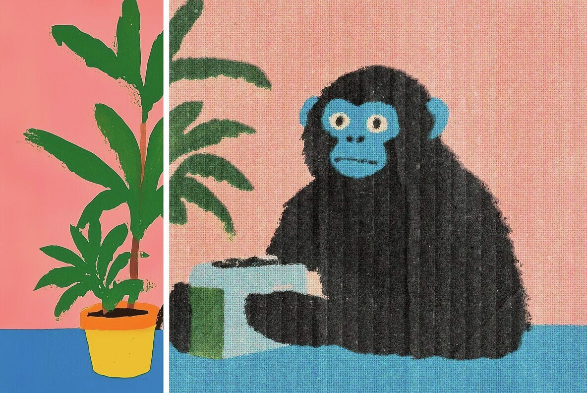 Matchbook Retro Printer Effect 3