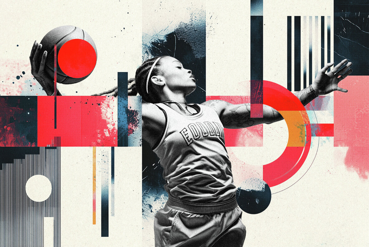 Abstract Mix Collage Photo Effect 2