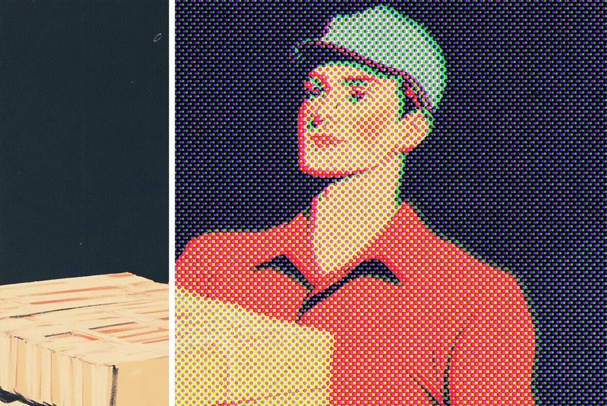 Halftone Retro Print Effect 3