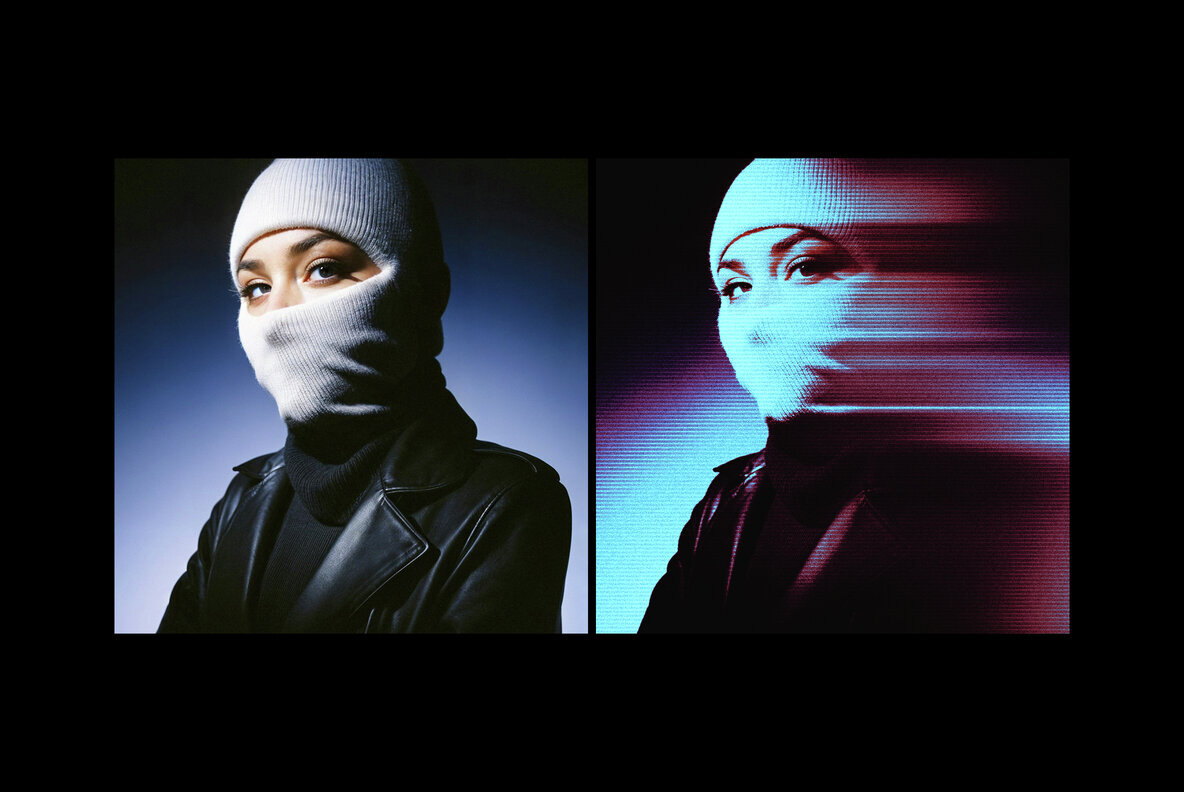 Neon Blur Photo Effect 2