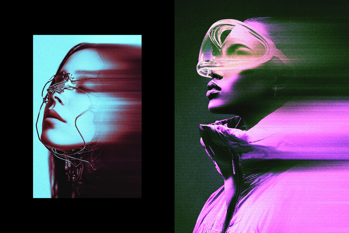 Neon Blur Photo Effect 4