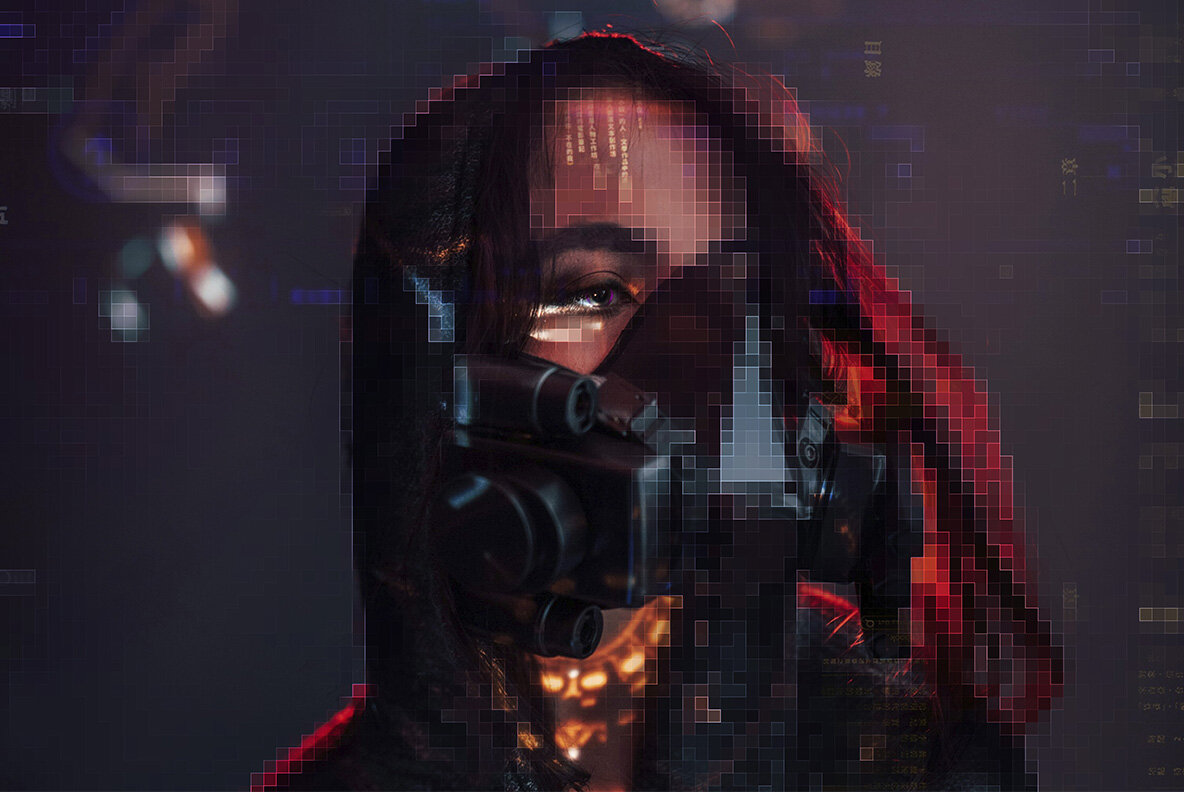 Mosaic Photoshop Effect 5