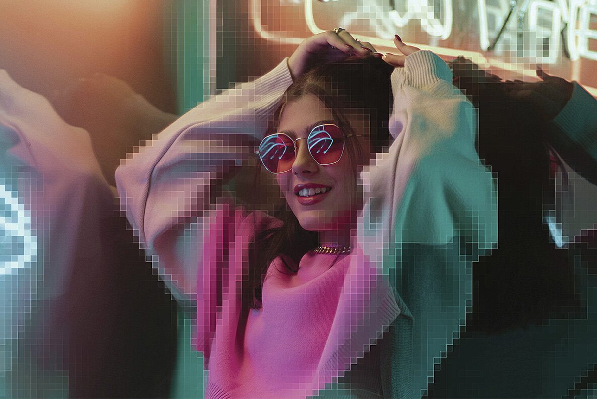 Mosaic Photoshop Effect 7