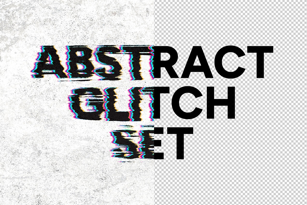 Glitch Multicolor Text Effect 5