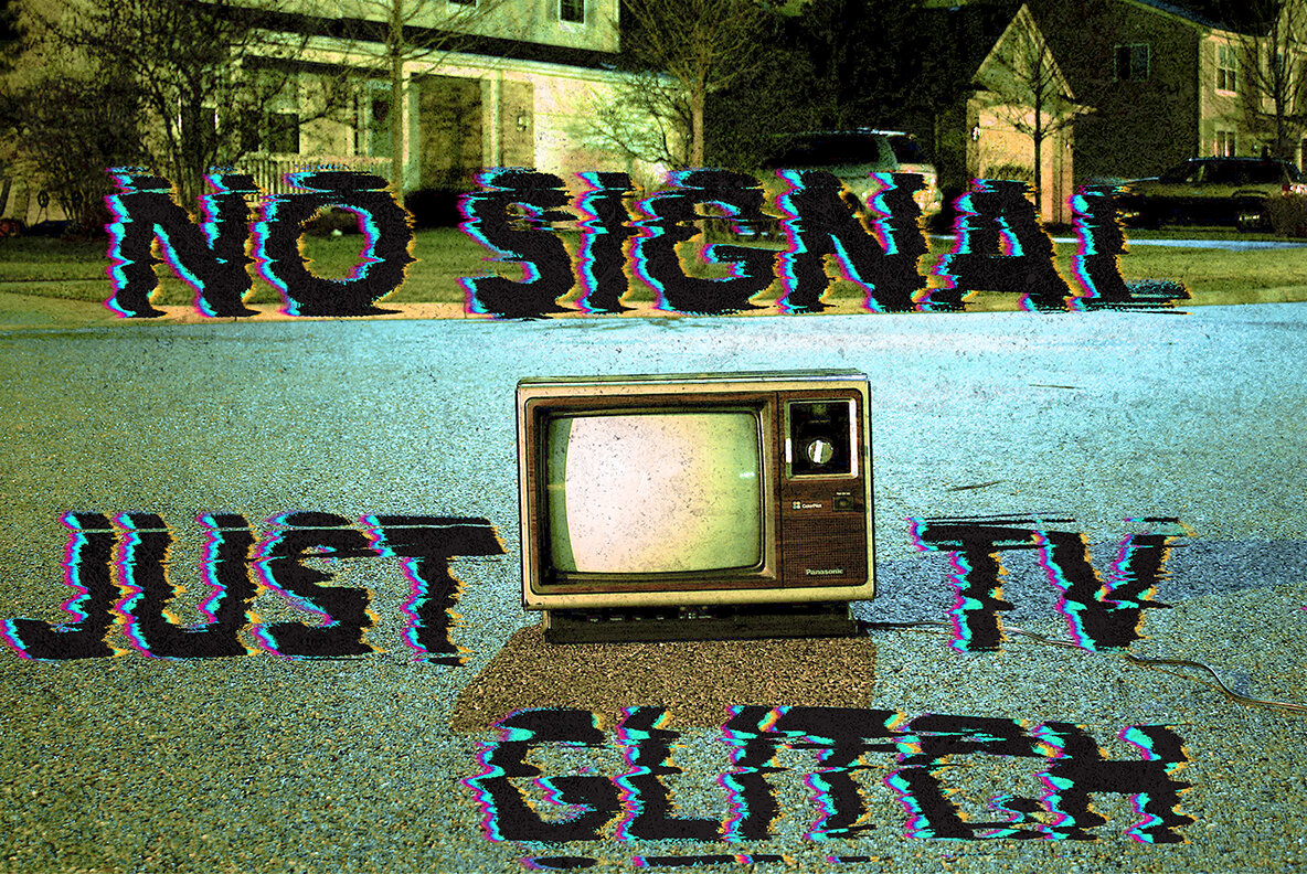 Glitch Multicolor Text Effect 6