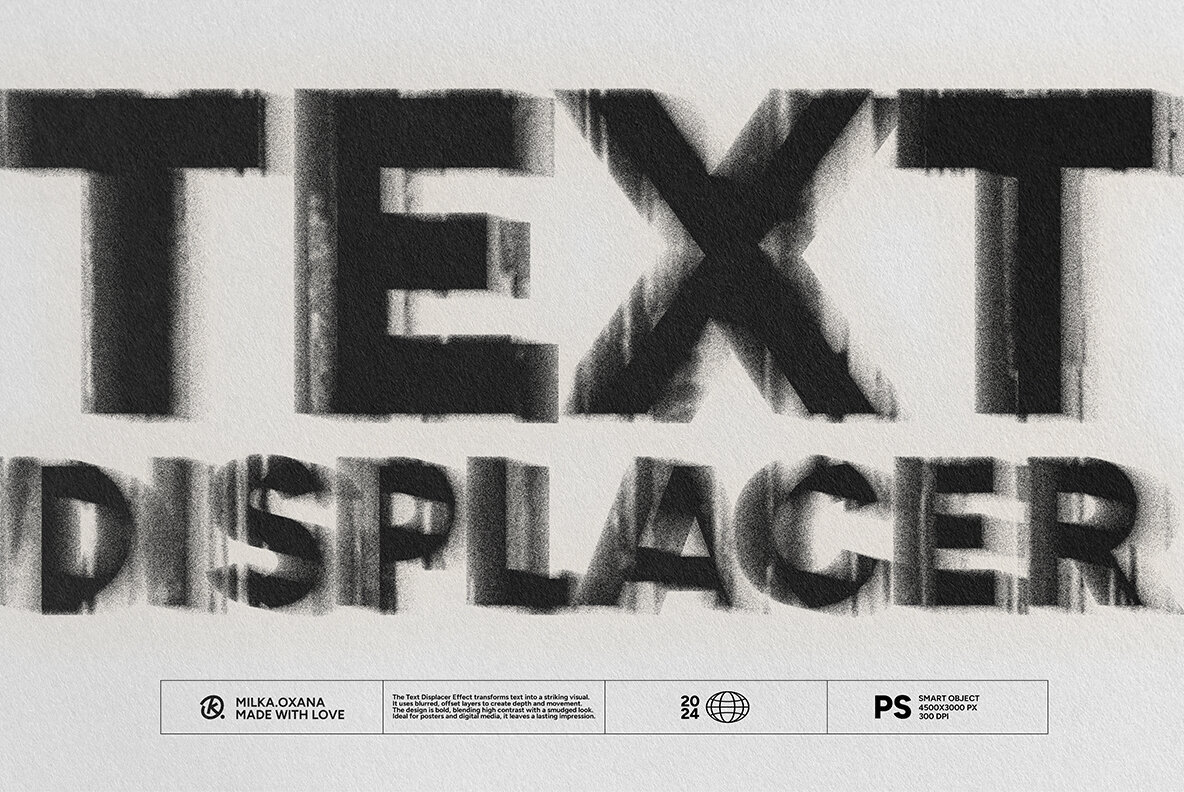 Text Displacer Effect 1