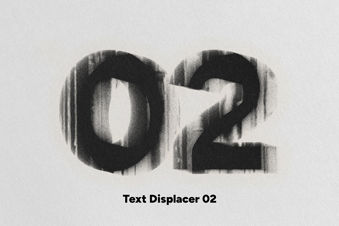 Text Displacer Effect 6
