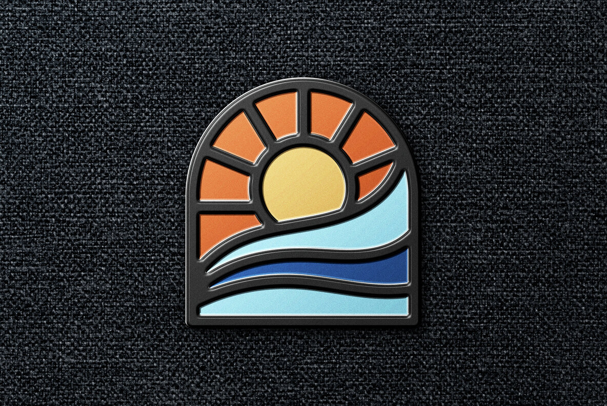 Enamel Pin Logo Mockup 4