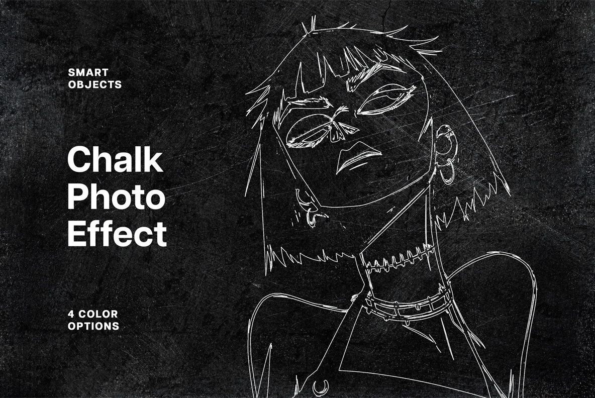 Chalk Art Photo Effect 1